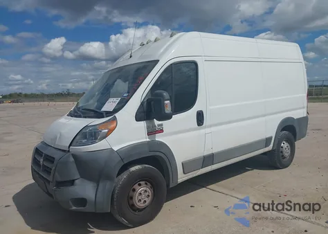 2016 Ram Promaster 2500 High Roof from USA, damaged, VIN 3C6TRVCG7GE109024